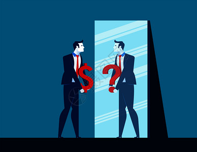 思想决定行为插画