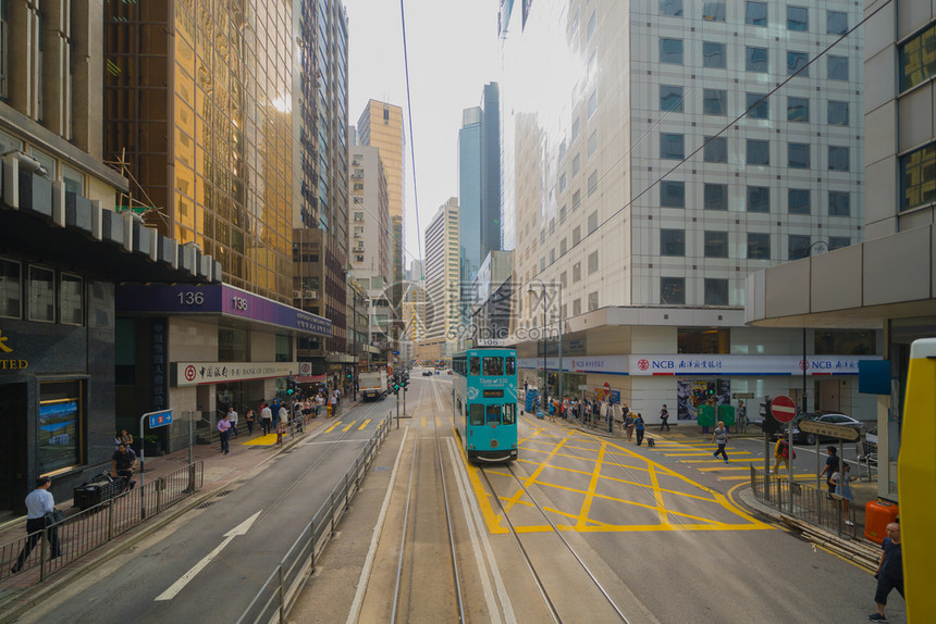 香港的观光公共汽车图片
