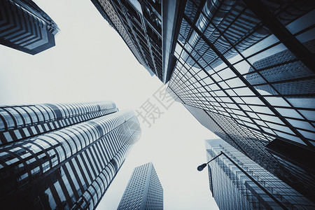 寻找高楼办公摩天大金融区的建筑背景图片