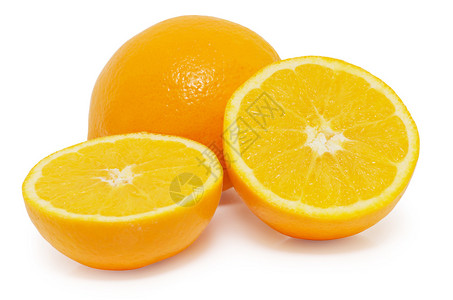 青葡萄白背景孤立的里普橙色背景