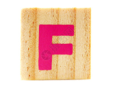 木头制作的字母区块图片
