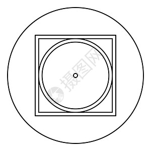 以机体微妙模式烘干衣物关心洗概念的符号概念的衣工符号圆环形黑颜色矢量说明平板风格简单图像黑色颜矢量说明平板风格黑色颜显示平板图像图片