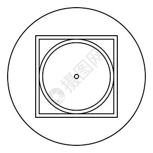 以机体微妙模式烘干衣物关心洗概念的符号概念的衣工符号圆环形黑颜色矢量说明平板风格简单图像黑色颜矢量说明平板风格黑色颜显示平板图像图片