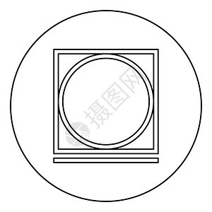 以机械轻松模式烘干衣物关心洗概念的符号概念的衣工符号圆环形黑颜色矢量说明平板风格简单图像衣服关心清洗概念的符号圆环形黑颜色矢量说图片