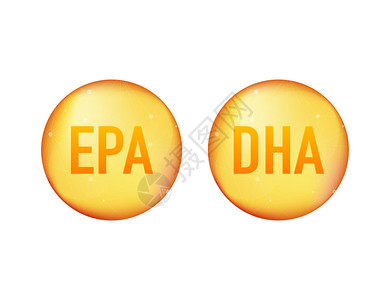 EPADHA矢量滴集Omega3有机维生素病媒存量图解DHA矢量滴集病媒图解图片