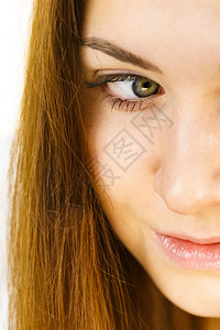 脸部眼睛自然美纯净的皮肤护理疗养图片