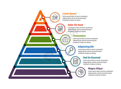 含有六个元素的金字塔成像模板矢量eps10插图金字塔成像图图片