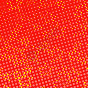 半色星体背景黄红星点纹理流行艺术模式背景图片
