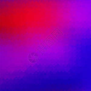 色彩多的背景平面图案红色蓝质抽象的摩西现代设计origami风格压碎的广场图案红色蓝抽象的摩西现代设计案折纸风格图片
