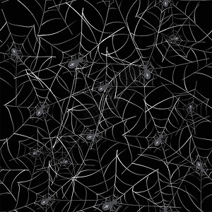 黑背景的无毒蜘蛛缝模式黑背景无毒蜘蛛缝模式图片