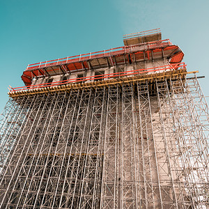 新建筑的造工地背景图片