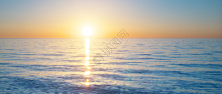 日落在海面上自然会放松成分图片