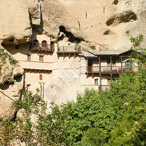 希腊Kastraki村附近Meteora悬崖修道院图片