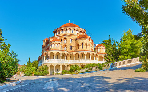 希腊阿埃吉纳岛AgiosNektarios圣Nectarios教堂图片