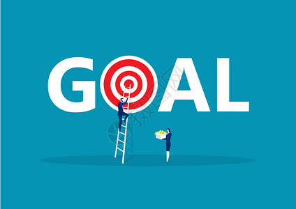 攀登职业商人攀爬楼梯达到目标成功动机插画