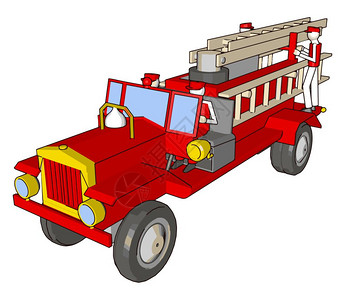 消防车插画