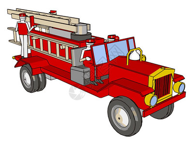 消防车插画