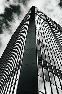 摩天大楼的低角视图现代建筑图片