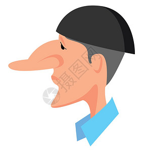 鼻子出血插画-鼻子出血卡通-鲜花的香味流行艺术回向矢量说明自然浪漫