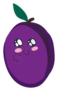 酸甜李子插画_酸甜李子卡通_酸甜李子插图_手绘_板绘_摄图网