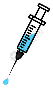 动物实验插画-动物实验卡通-粉色独角兽插图白色背景的矢量插图-摄