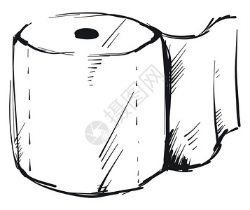 素描纸背景插画