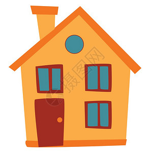 小黑屋插画-小黑屋卡通-房地产概念屋租赁服务现代家庭人物租新房或大