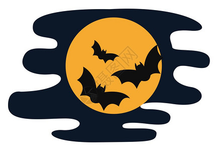 全景迪拜黑暗之夜插图白色背景的矢量插画