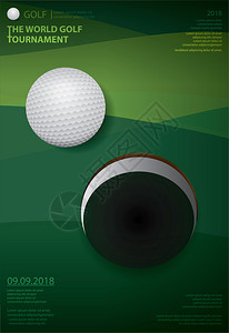 高尔夫球海报图片