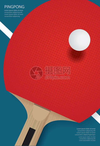 PingpongPatongPosters模板矢量插图图片