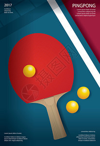 PingpongPatongPosters模板矢量插图图片