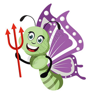 飞蛾插画_飞蛾卡通_飞蛾插图_手绘_板绘_摄图网