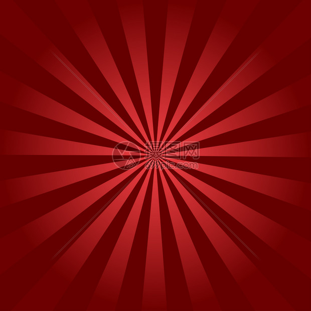 彩色射线反转抽象设计模板带有用于装饰设计的深红色背景彩射线反转