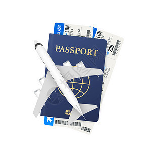 护照登机证图片