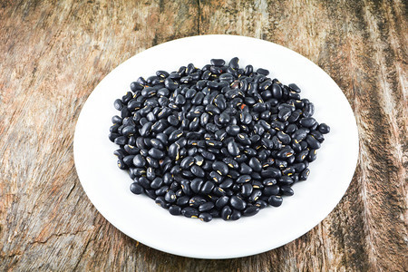 黑豆种子白板食品木制图片