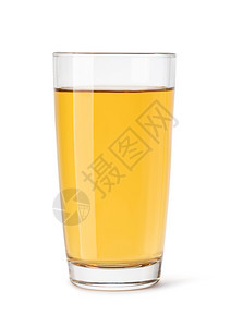 玻璃苹果汁白色背景杯苹果汁图片