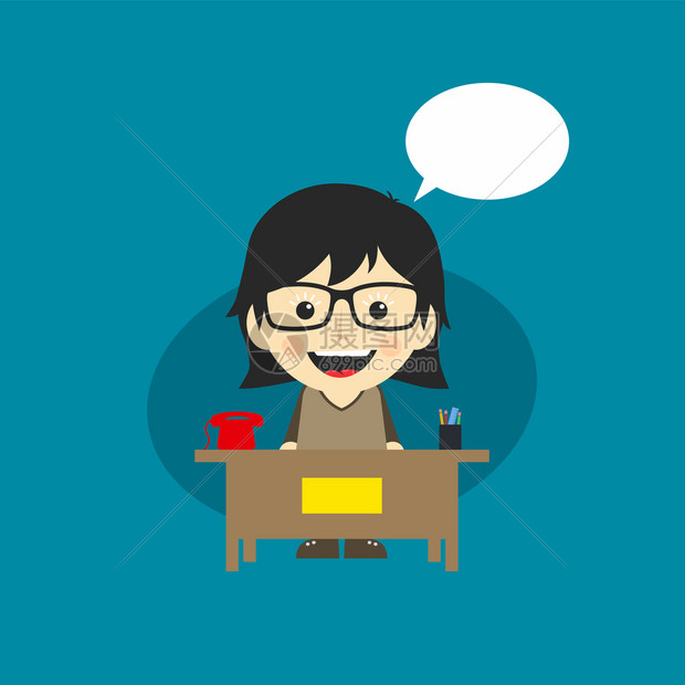 快乐的客户服务喜悦的卡通