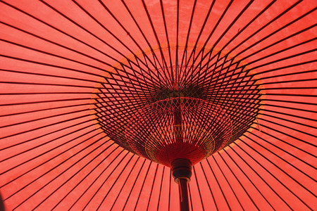 日本京都市公园传统伞图片