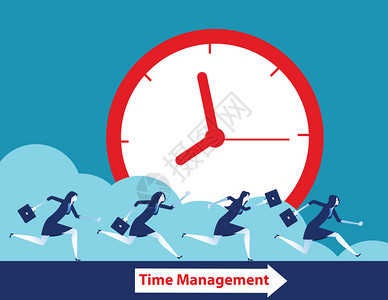 业务团队和时间管理业务图片