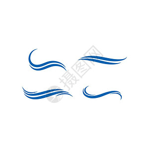 婚姻登记logo水波符号和图标logo模板矢量插画