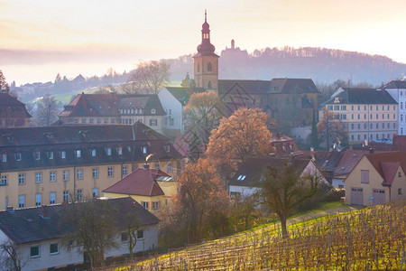 德国南部巴伐利亚上佛朗哥尼巴伐利老班贝格城图片