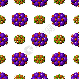分子结构原Banner的医学背景Banner的抽象分子设计Blue红球无缝结构医学背景图片