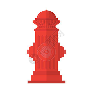 白背景上的红火流图标孤立于白背景上用于消防的平板风格logo白背景上的红火气流图标孤立于白背景上Logo图片
