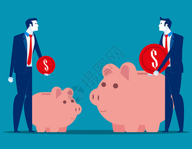 索取回报插画_索取回报卡通_索取回报插图_手绘_板绘_摄图网