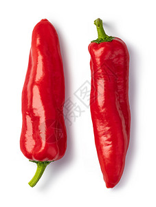 红辣椒白背景的红辣椒背景图片