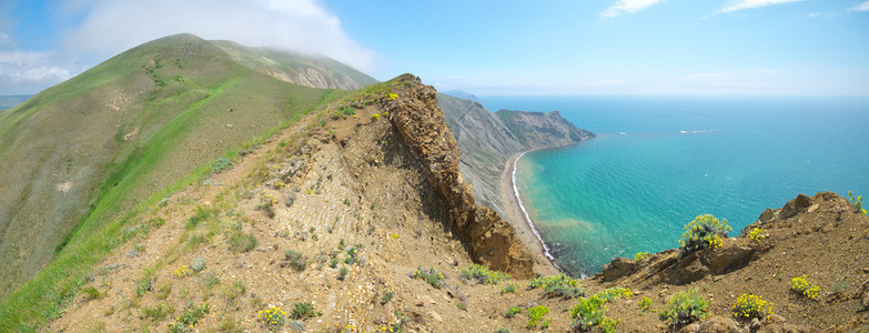 海山泉湾大全景自然观构成图片