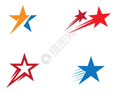恒星标志模板矢量图标插设计图片