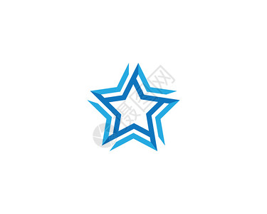 射击背景恒星标志模板矢量图标插设计插画