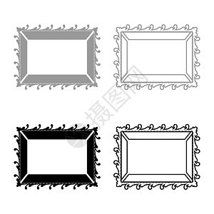 图片框架标大纲设置黑色灰矢量显示平板样式简单图像片框架标大纲设置黑色灰矢量显示平板样式图片