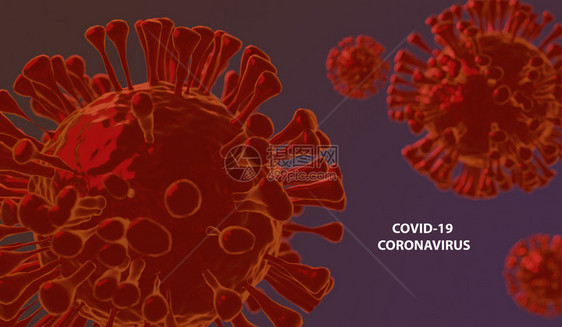 新冠2019nCov3d的投递可用于禽流感爆发概念背景图片